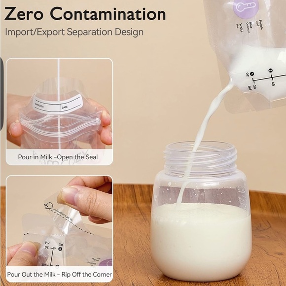 Momcozy Breastmilk Storing BagsTemp-Sensing Discoloration Milk Storing Bags (064 - Picture 4 of 4